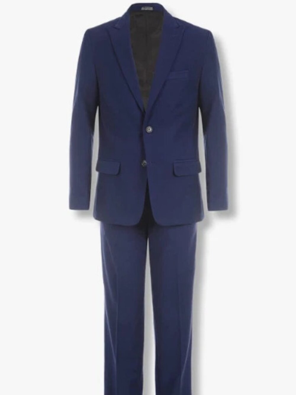 Calvin Klein 2-piece Formal Suit Set Boys 16 Regular Jacket and Dress Pants Blue